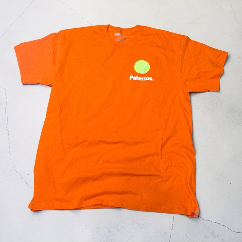 Brand new, Peterson tennis Orange Graphic T-Shirt size XL - Picture 2 of 3